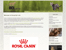Tablet Screenshot of ocicat.fi