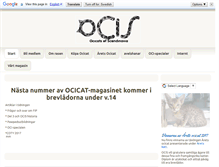 Tablet Screenshot of ocicat.se