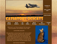 Tablet Screenshot of catiators.ocicat.com